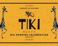 Tiki Beach Opening con il Bar Italia